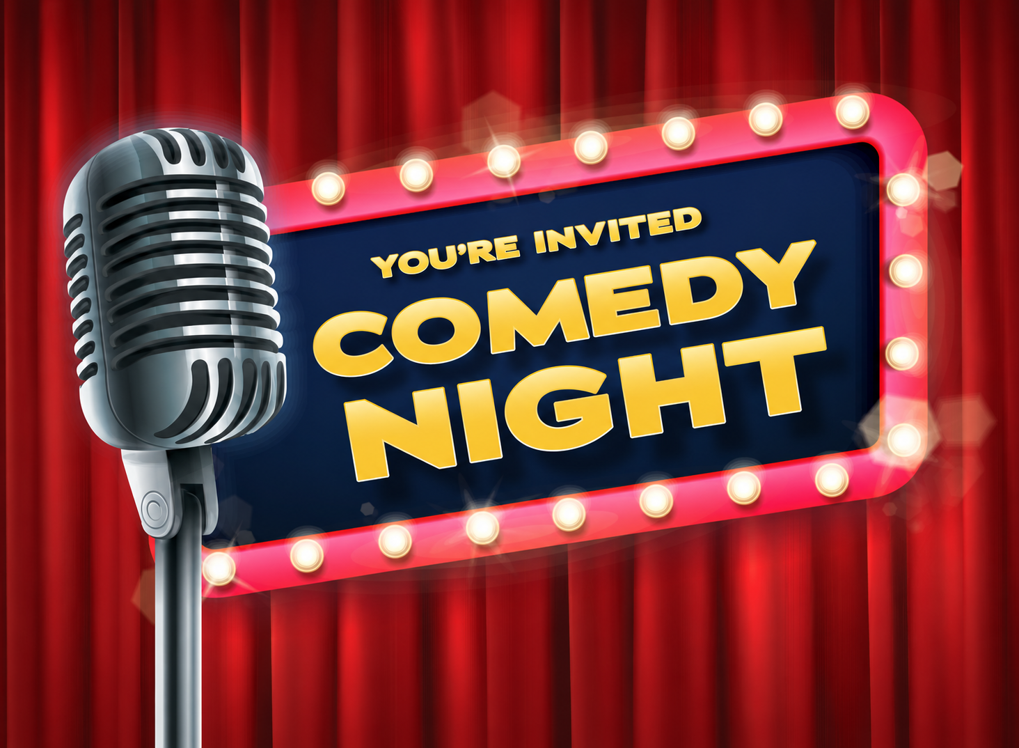 TPLS - Event Graphic - Comedy Night